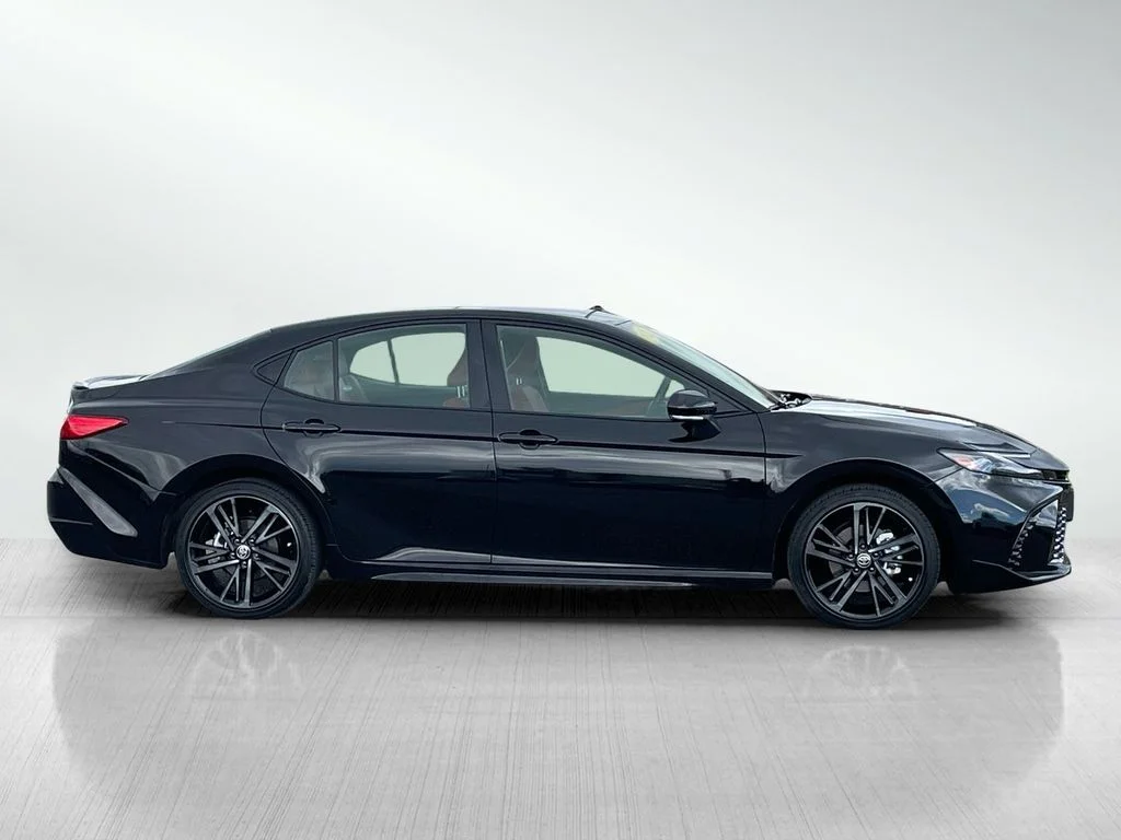Used 2025 Midnight Black Metallic Toyota XSE image 2
