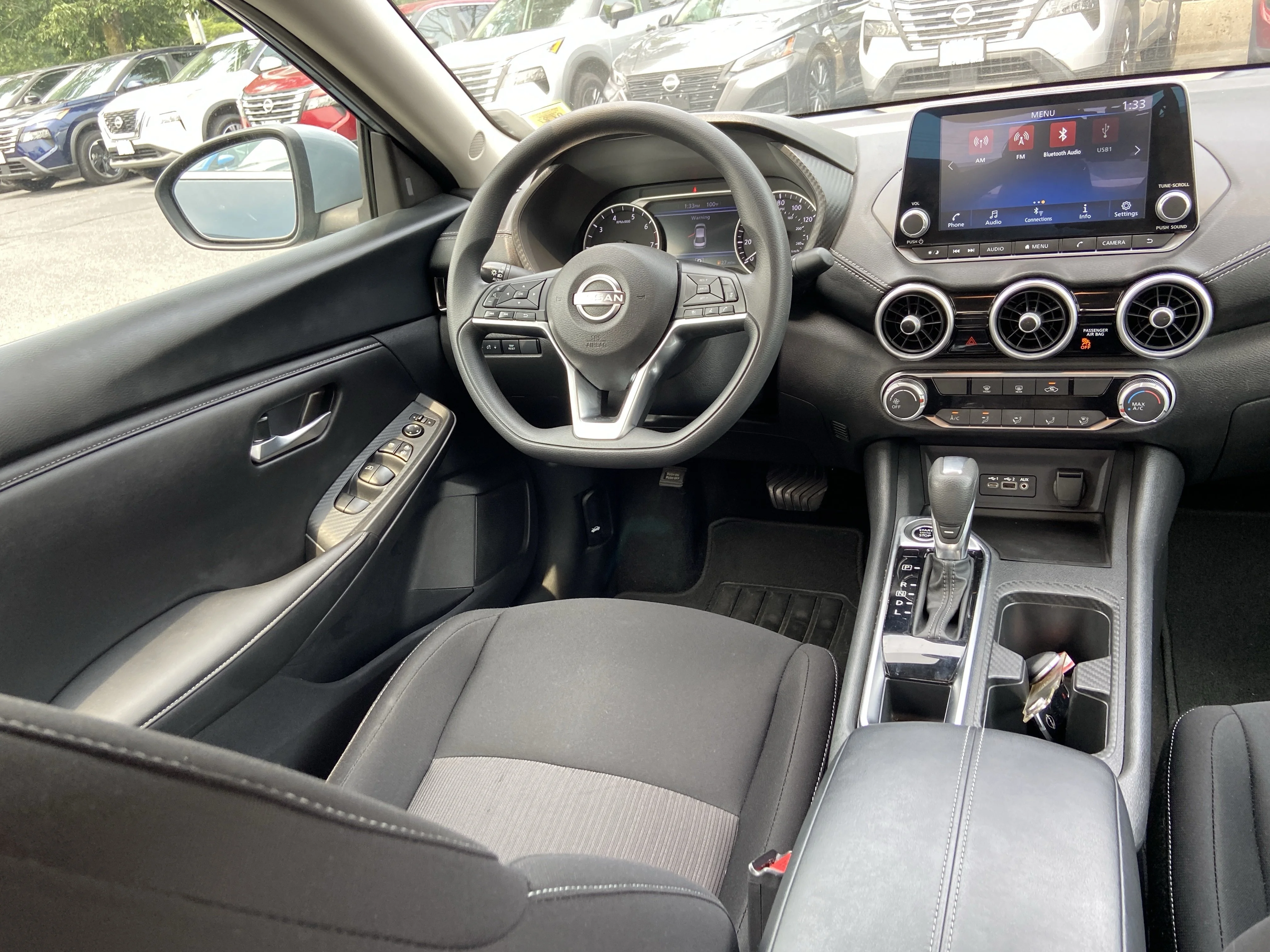 Used 2024 Atlantic Gray Metallic Nissan SV image 15