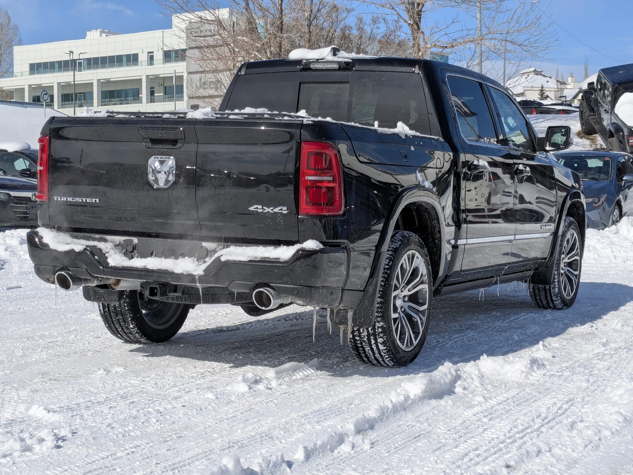 New 2026 Black RAM Tungsten - - 4x4 - Massage Seats - Multi-Function Tailgate - Prem Lthr & More! image 8