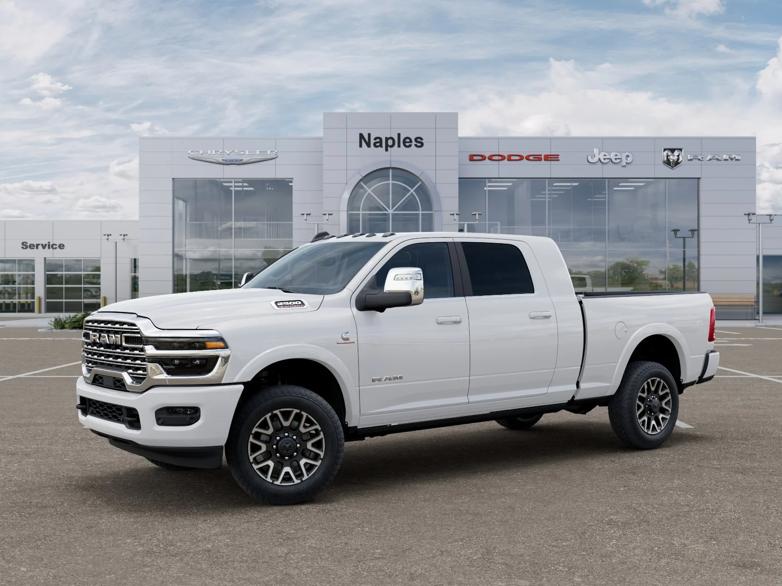New 2026 Bright White Clear-Coat Exterior Paint RAM Longhorn image 28