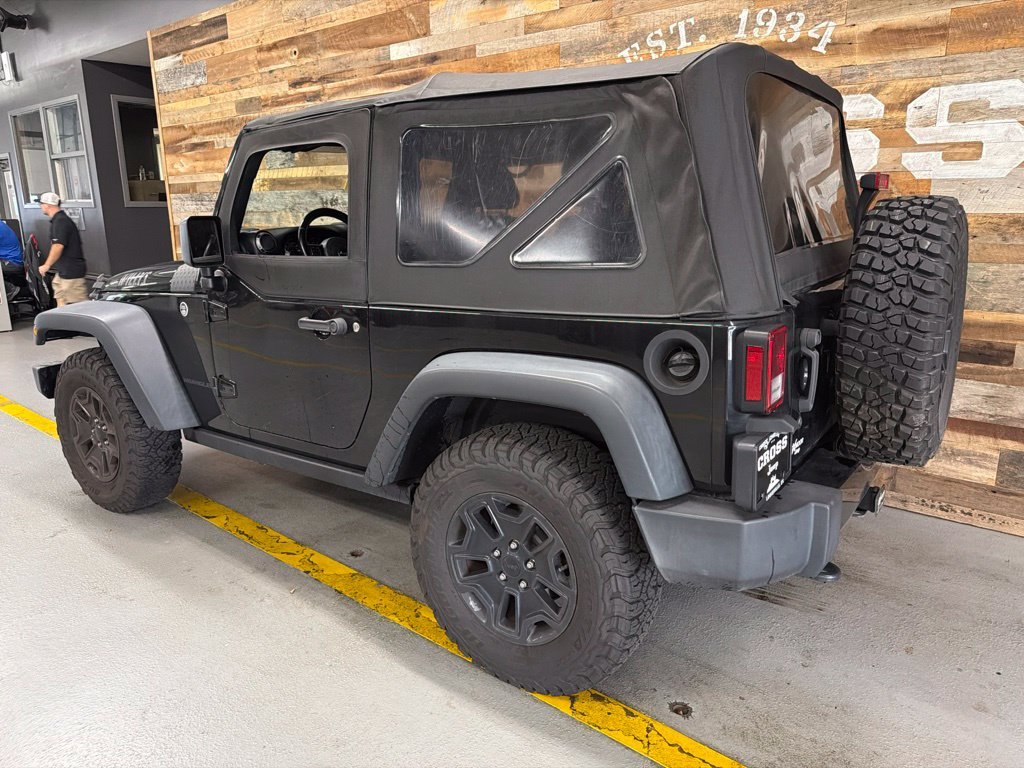 Used 2017 Black Clearcoat Jeep Willys Wheeler image 6
