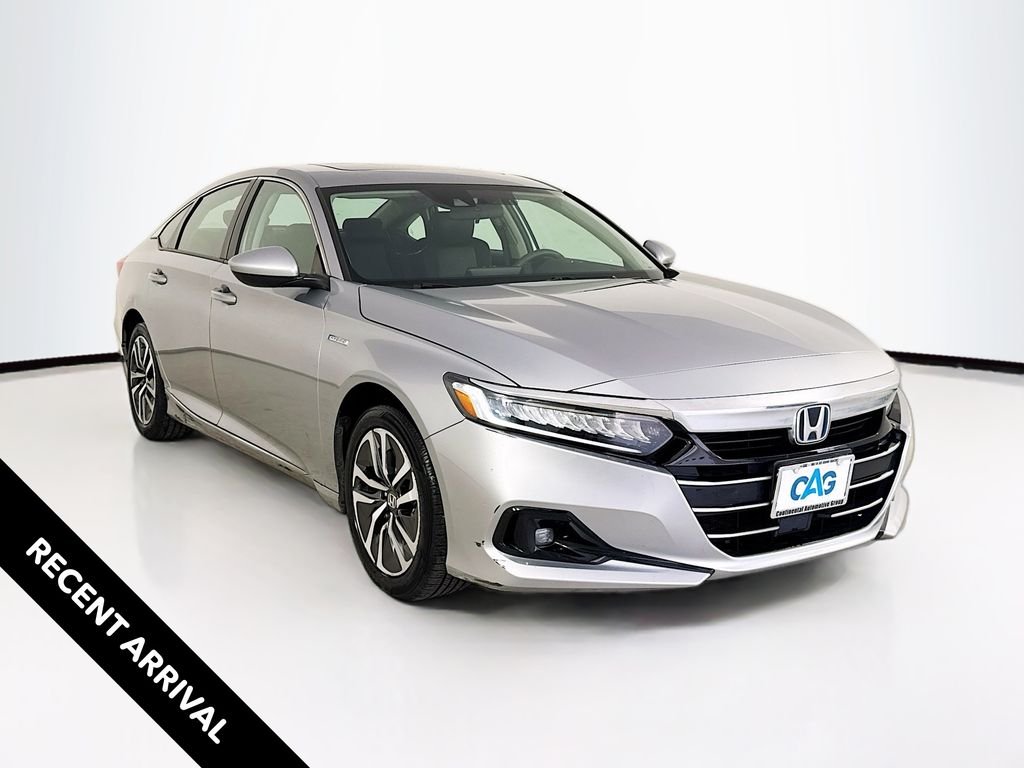 Certified Used 2021 Silver Honda EX image 1