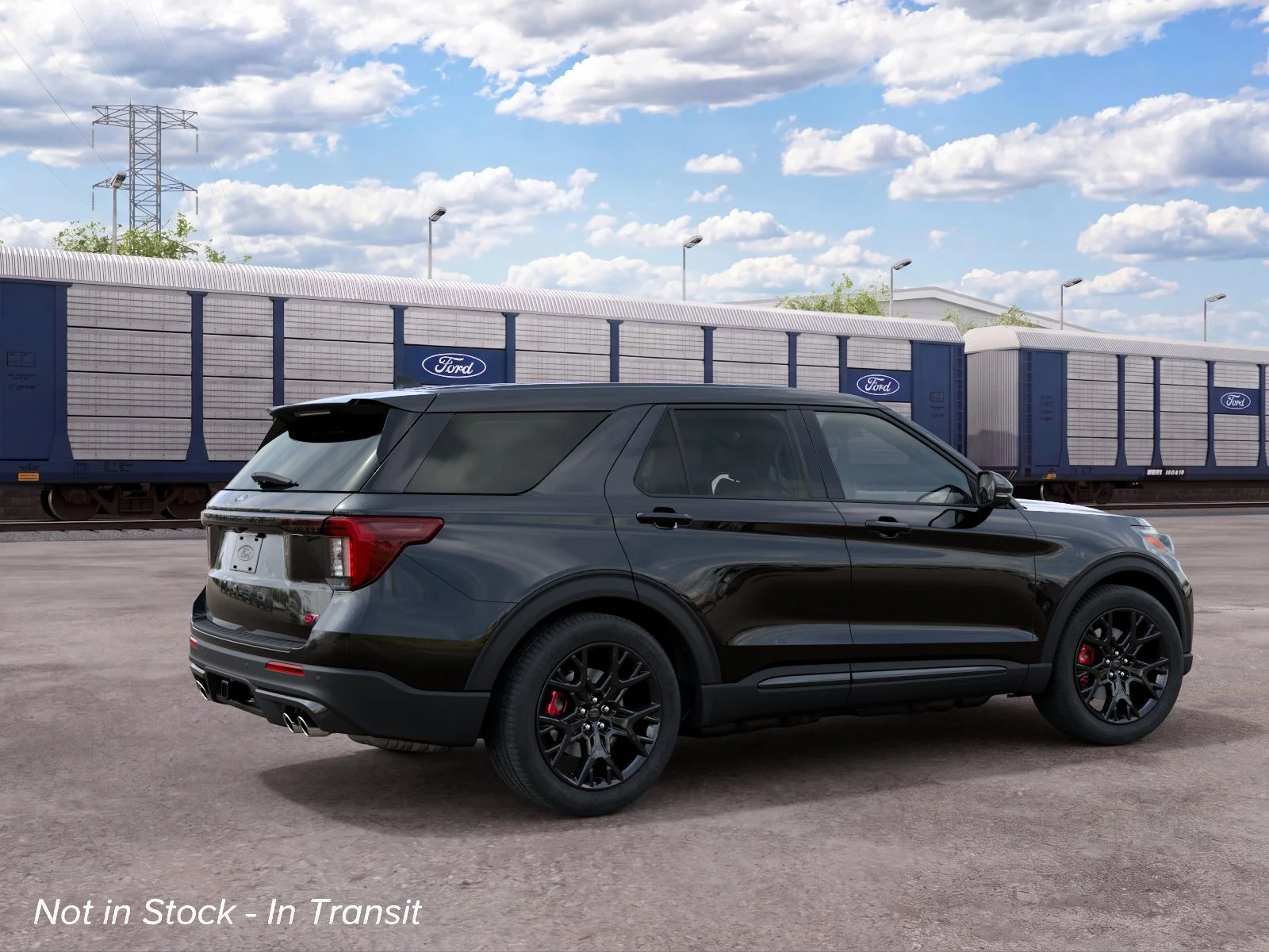 New 2027 Agate Black Metallic Ford ST image 6