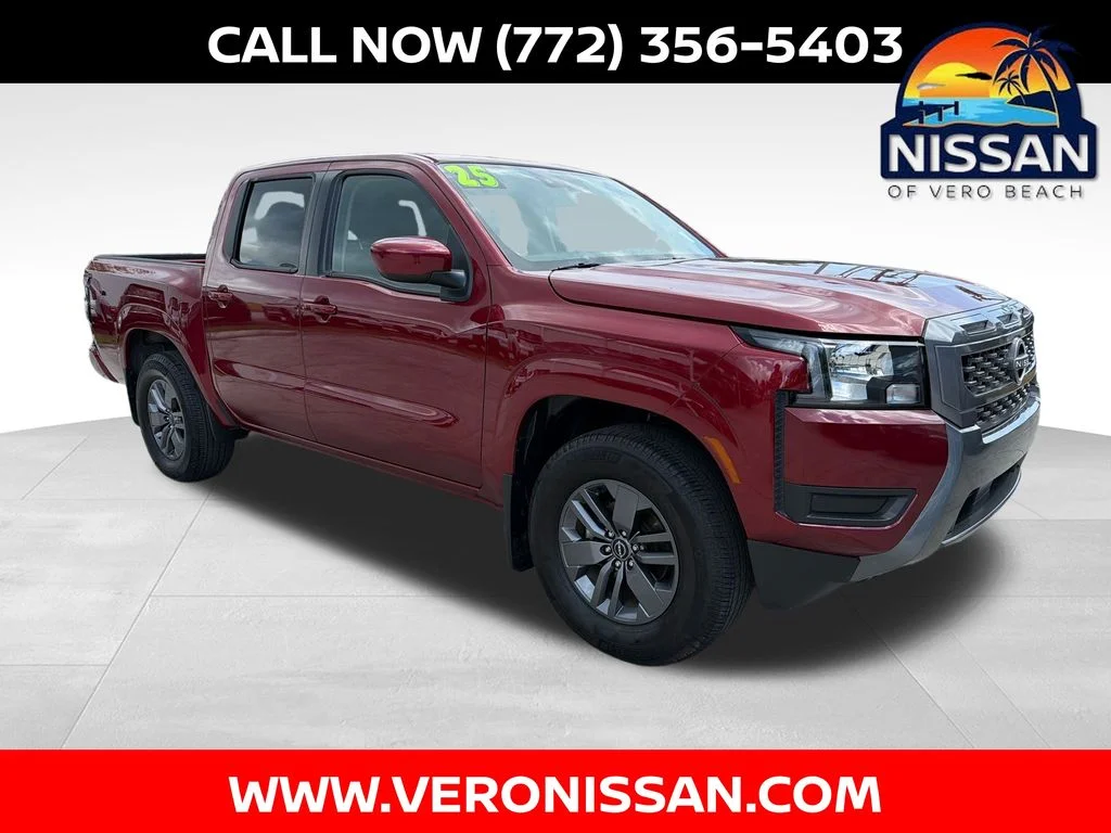 Certified Used 2025 Red Nissan SV image 1