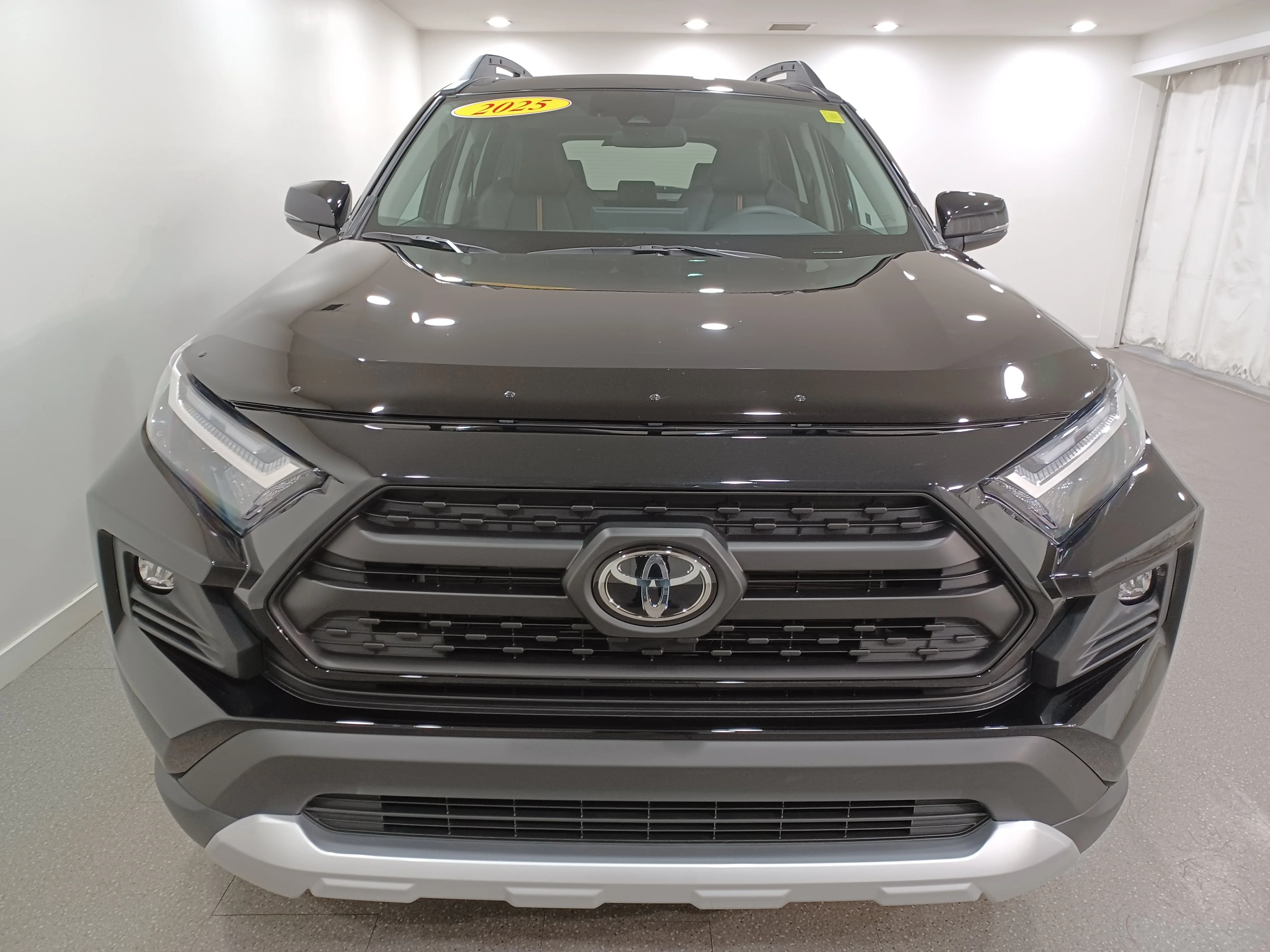 Certified Used 2025 Midnight Black Metallic Toyota Trail AWD*Adaptive Cruise | Htd Leather | Sunroof | Htd Wheel | Lane Keep Assist | Blind Spot Detect image 3