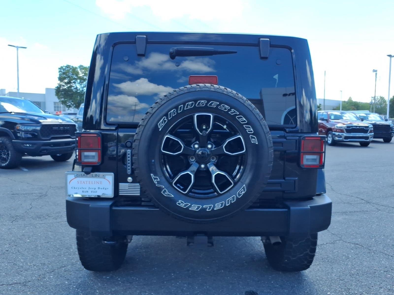 Used 2017 Black Clearcoat Jeep Smoky Mountain image 16