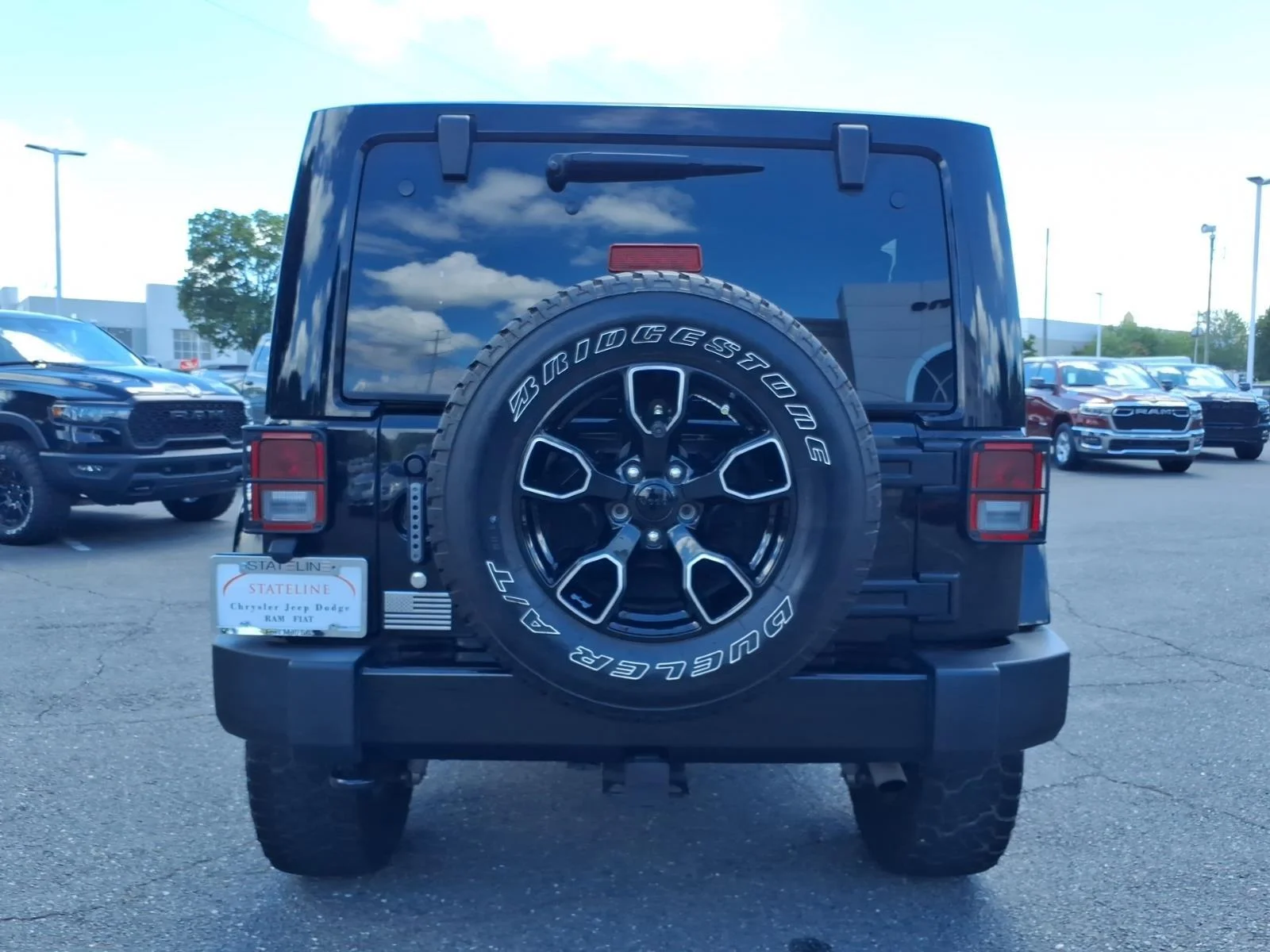 Used 2017 Black Clearcoat Jeep Smoky Mountain image 16
