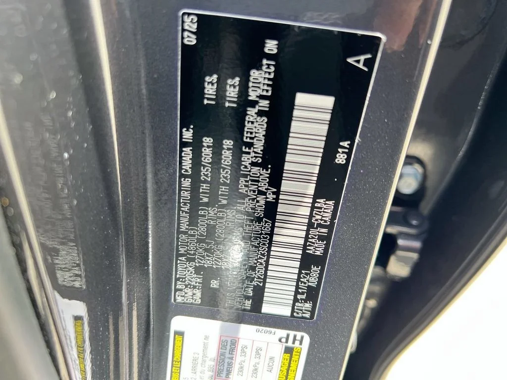 Certified Used 2025 CLOUDBURST GRAY Lexus 250 Premium image 22