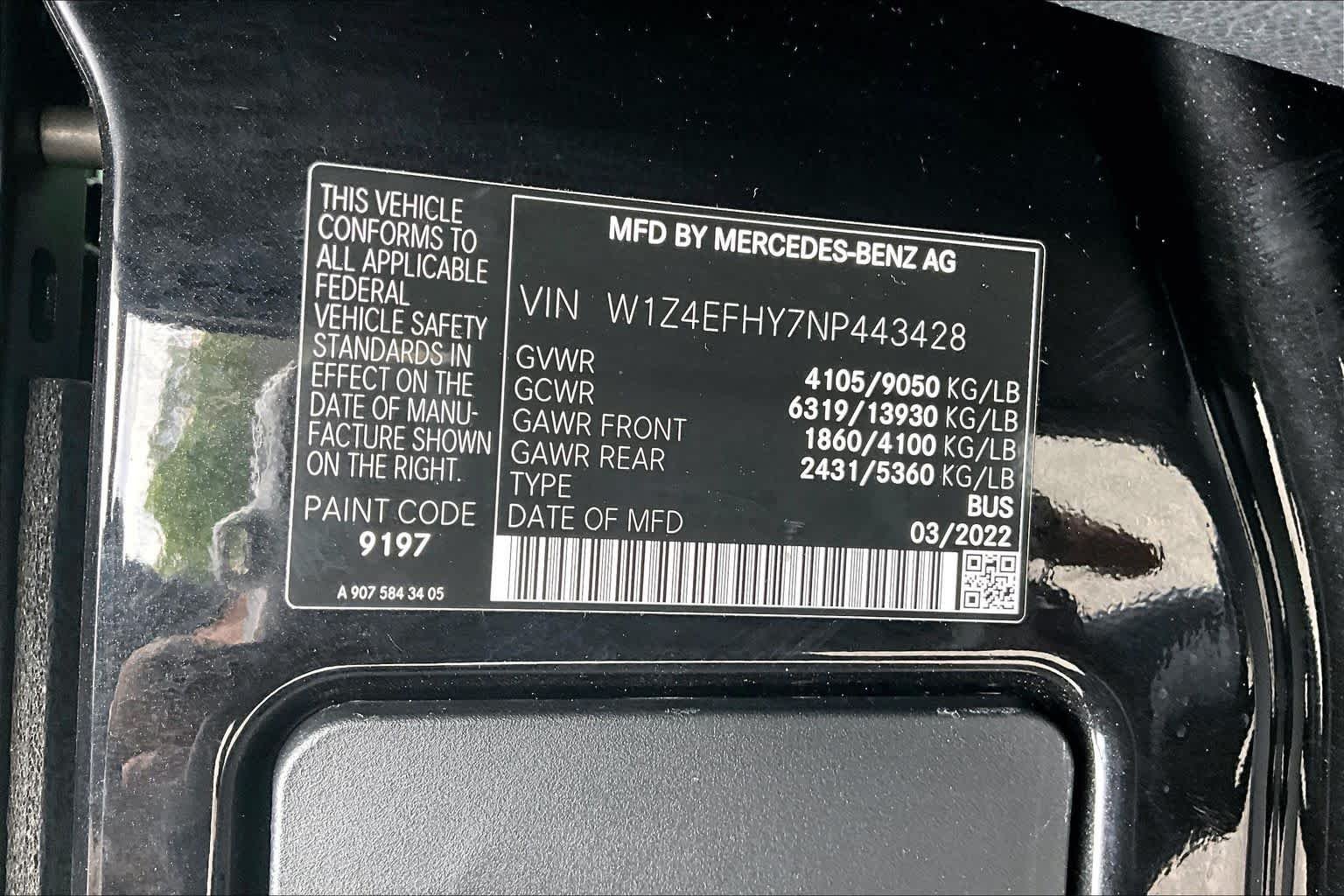 Used 2022 Obsidian Black Metallic Mercedes-Benz  image 39