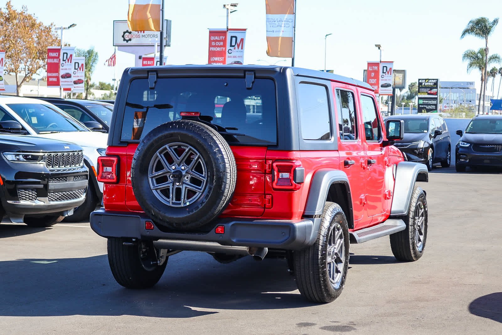 New 2027 Firecracker Red Clear-Coat Paint Jeep Sport S image 4