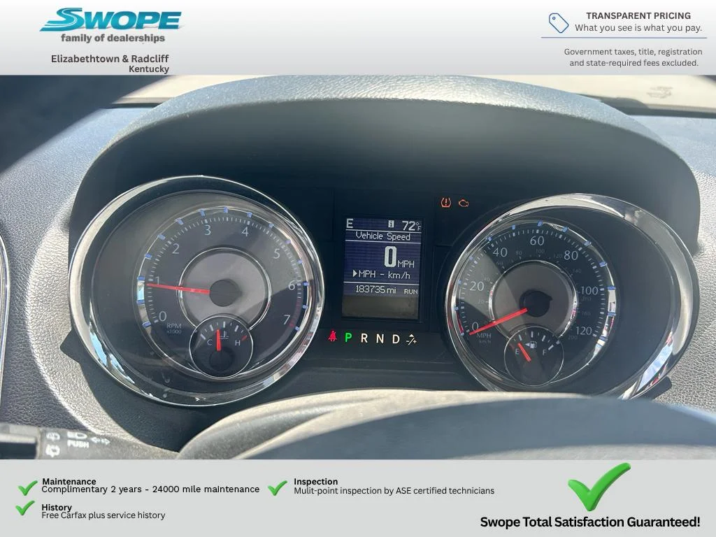 Used 2013 Billet Silver Metallic Clearcoat Chrysler Touring image 18