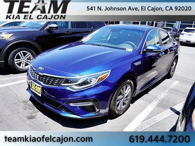 Certified Used 2020 Blue Kia LX image 1