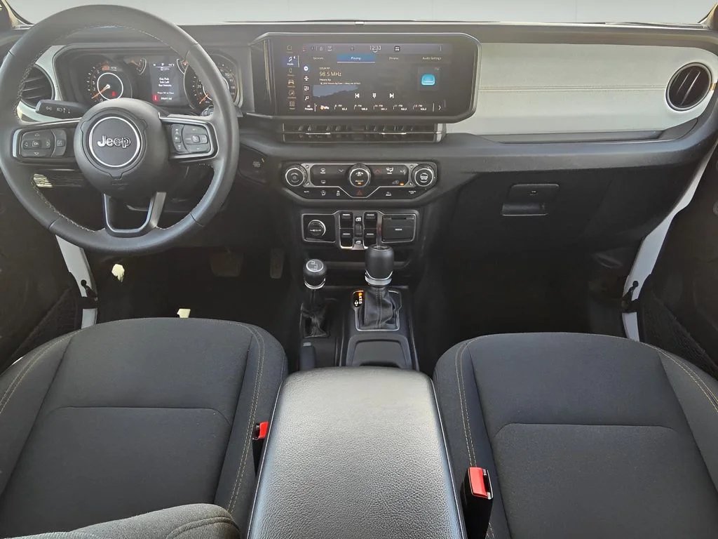 Used 2025 Bright White Clearcoat Jeep Sport S image 16