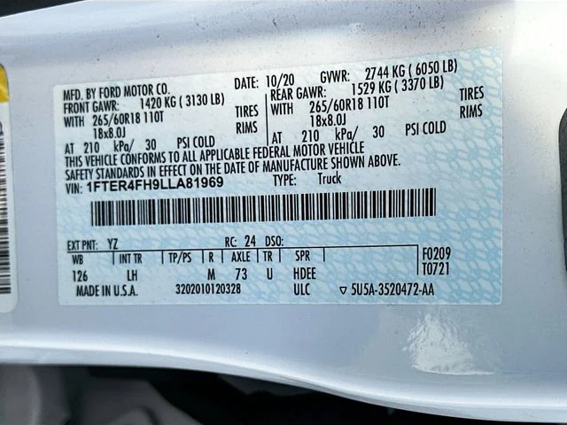 Used 2020 White Ford XLT image 29