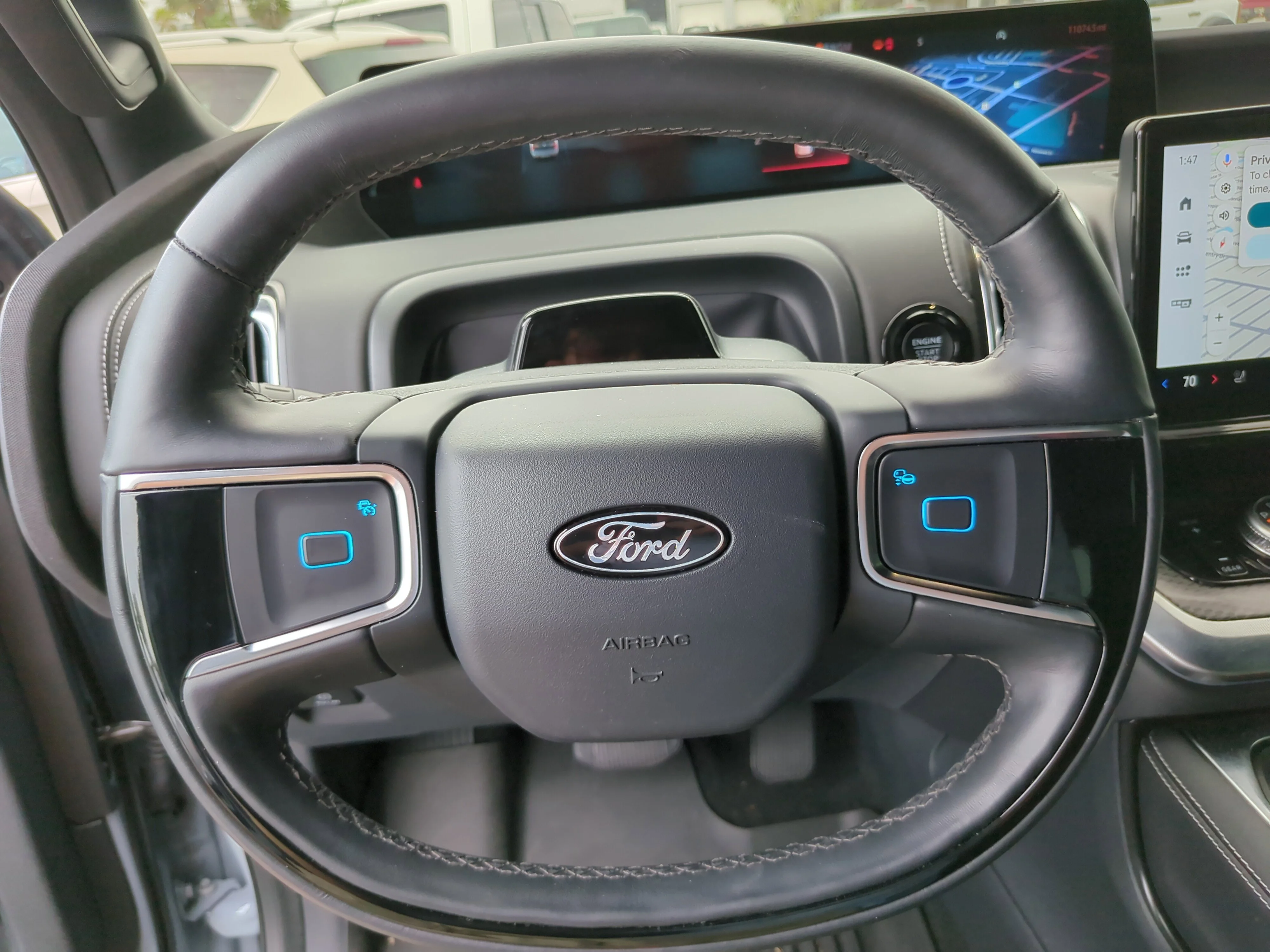 Certified Used 2025 Glacier Gray Metallic Ford Platinum image 34