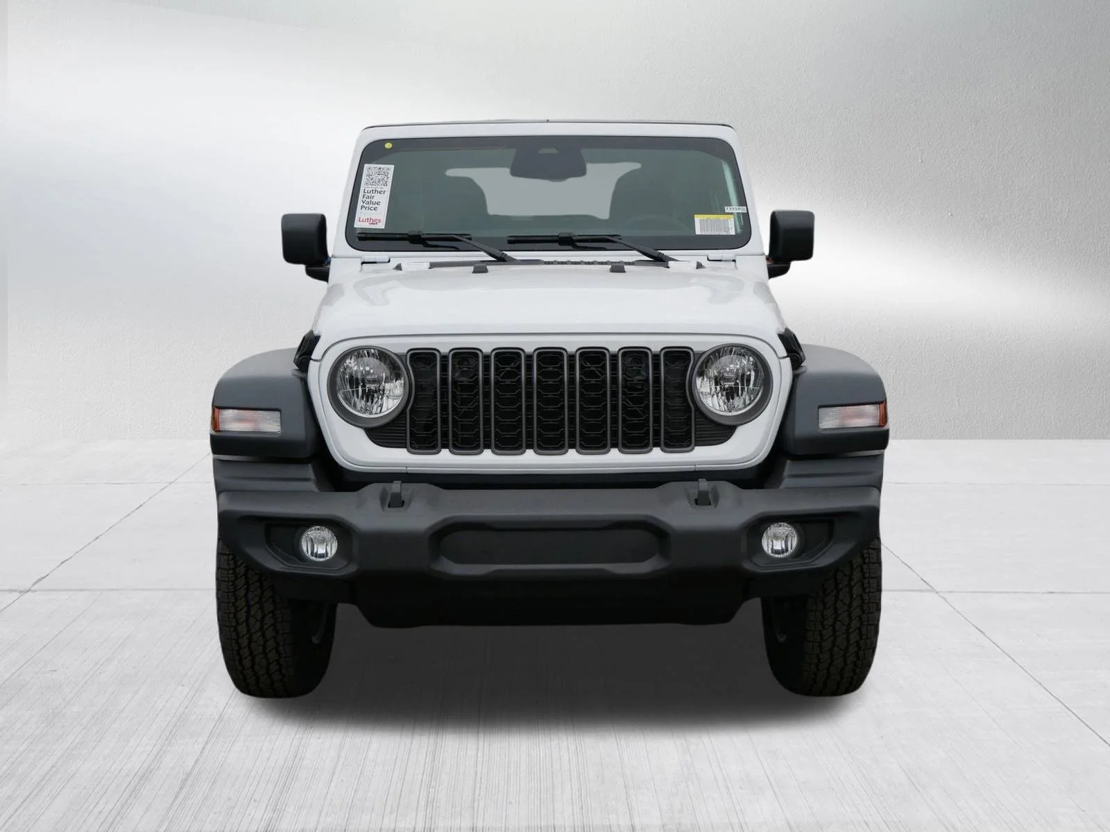 New 2026 Bright White Clear-Coat Exterior Paint Jeep Sport S image 2