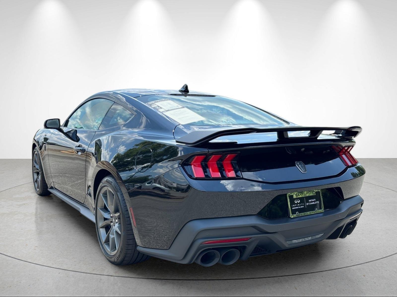 Used 2025 Shadow Black Ford Dark Horse image 3