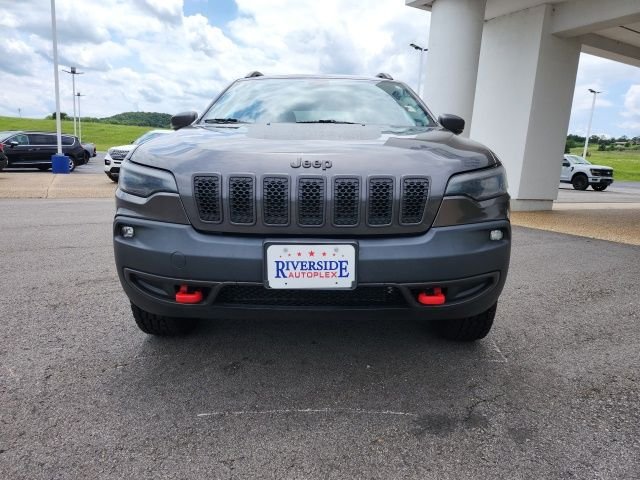 Used 2019 Jeep Cherokee Trailhawk with VIN 1C4PJMBX7KD328654 for sale in Poteau, OK