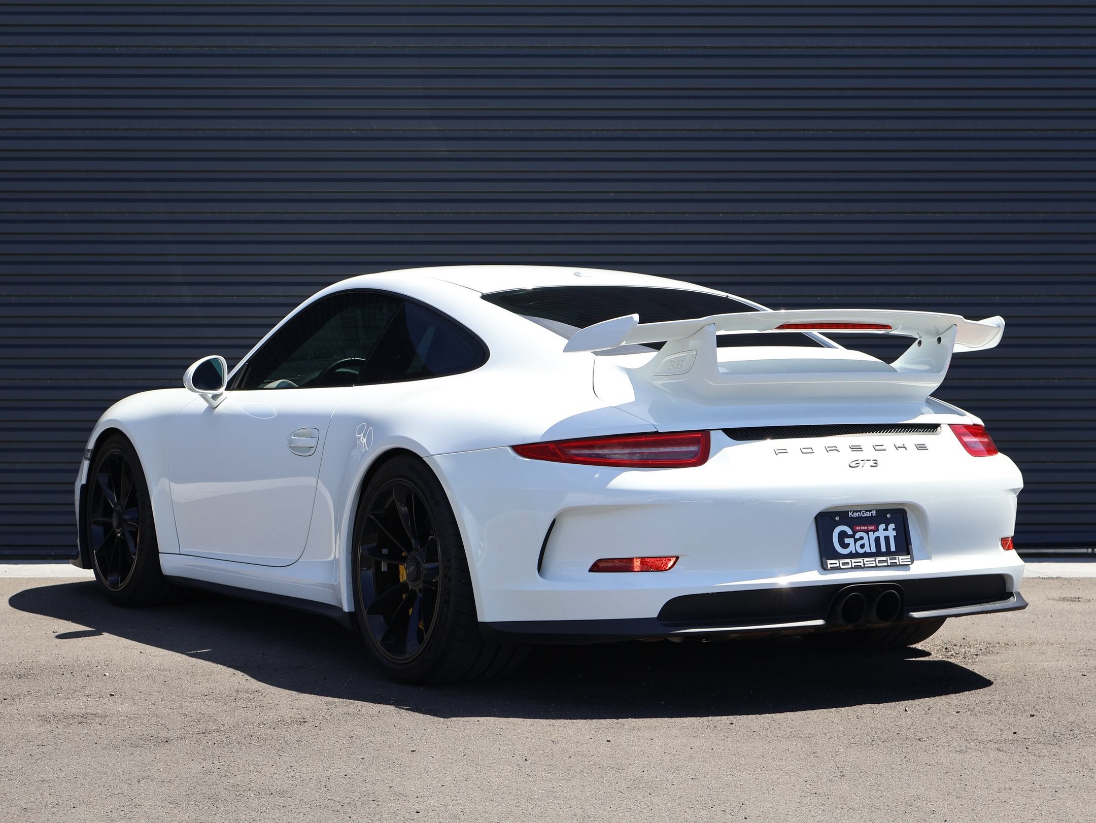 Certified Used 2014 White Porsche GT3 image 3