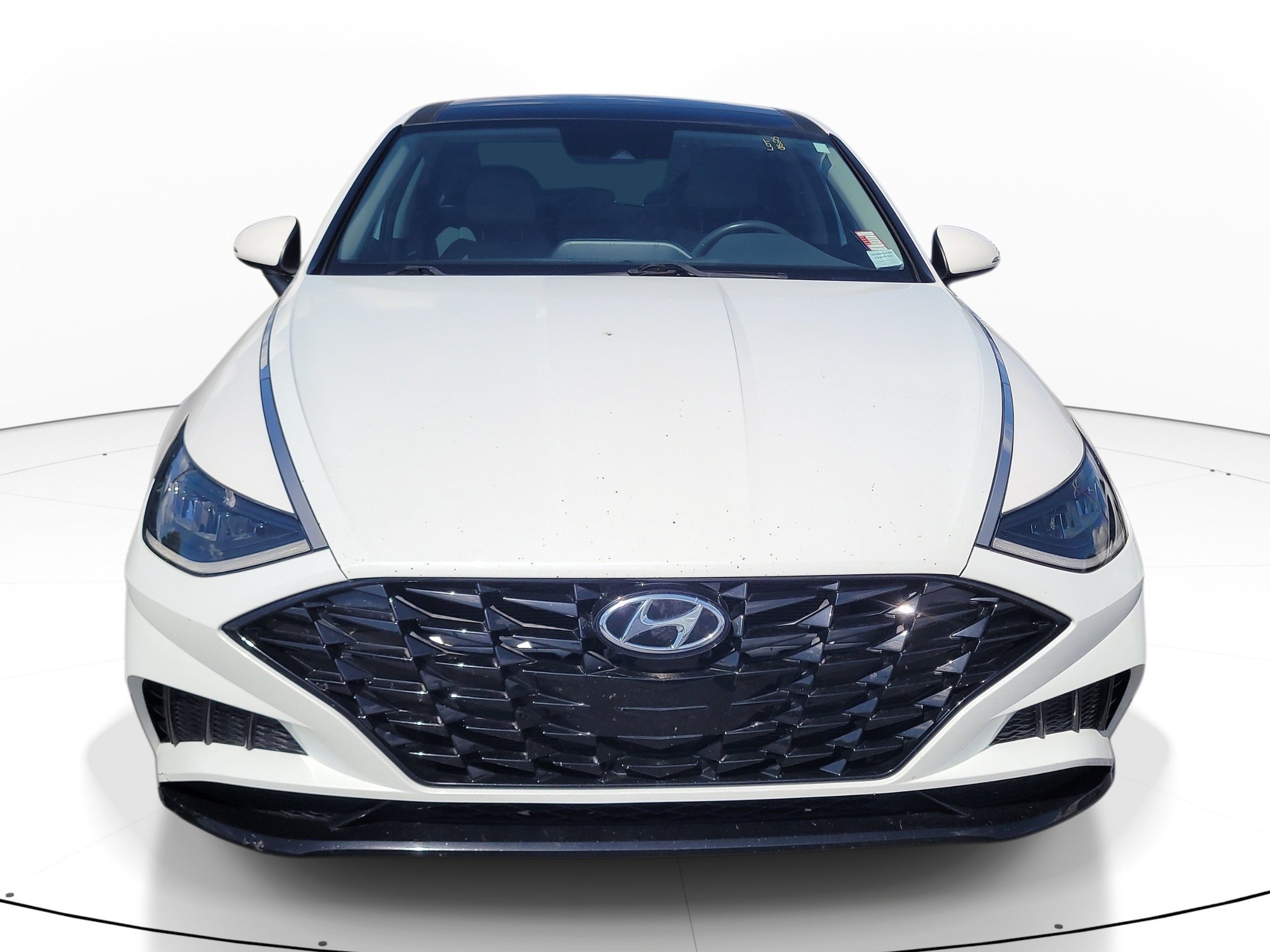 Used 2021 Quartz White Hyundai SEL image 2
