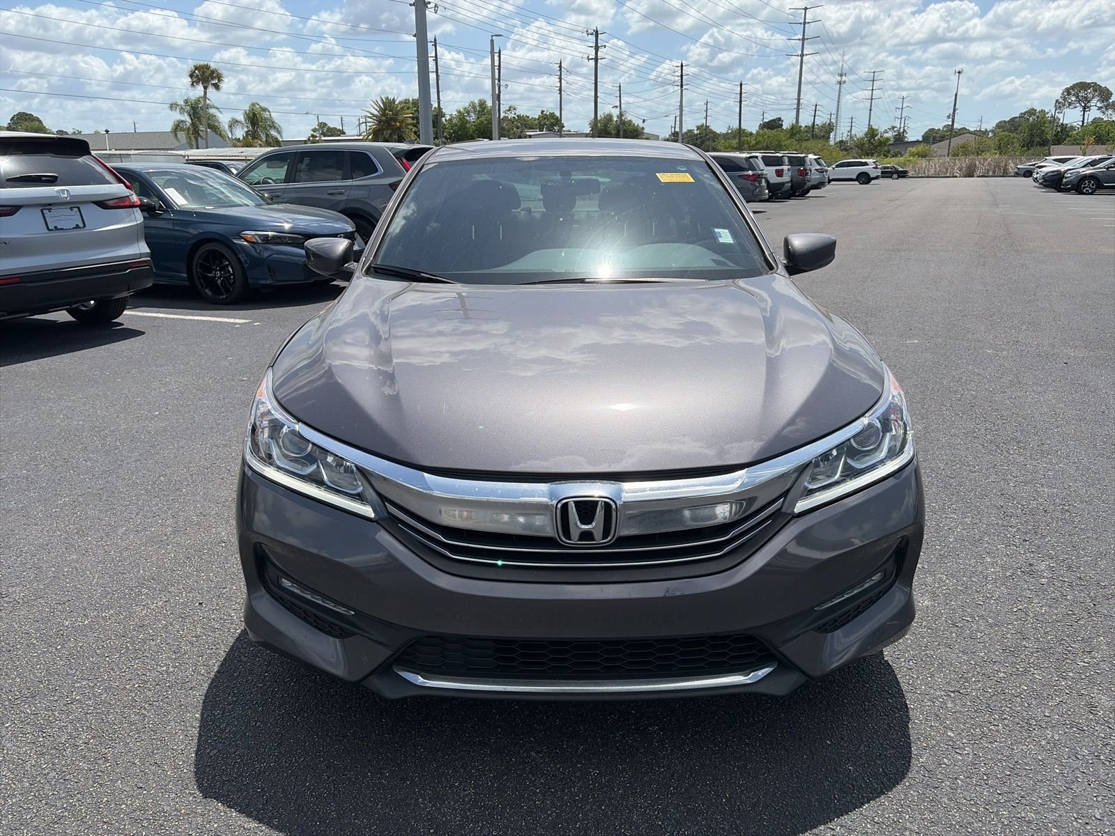 Used 2017 Honda Accord Sport SE with VIN 1HGCR2F13HA083879 for sale in Port Richey, FL