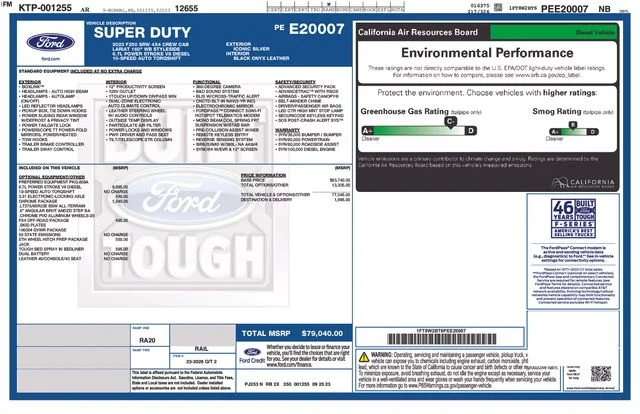Used 2023 Silver Metallic Ford Lariat image 43