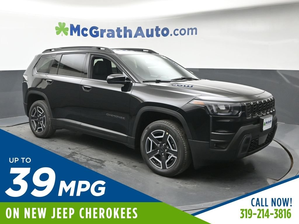 New 2026 Diamond Black Crystal Pearlcoat Jeep Laredo image 1