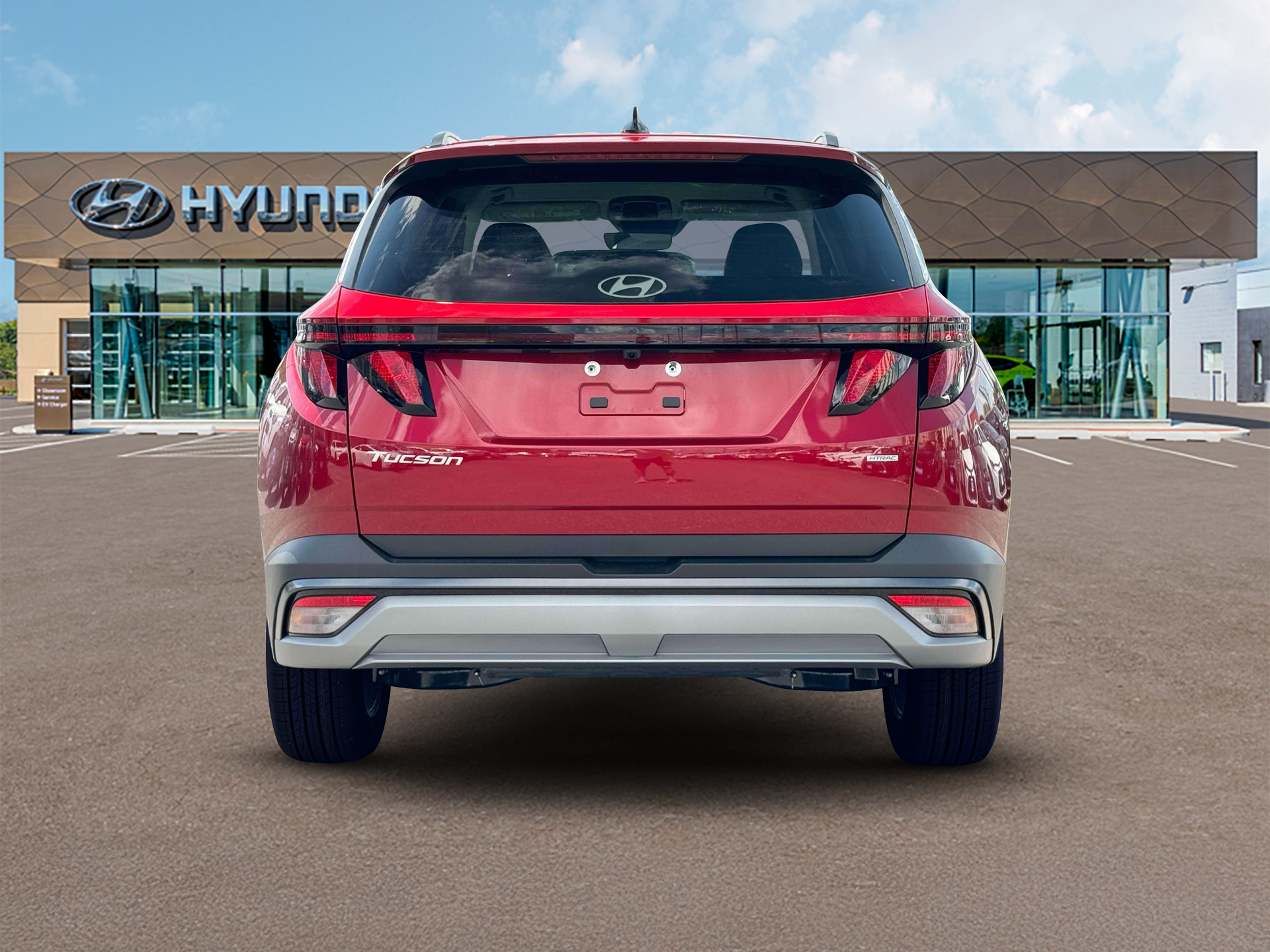 New 2025 Red Hyundai SEL AWD image 6