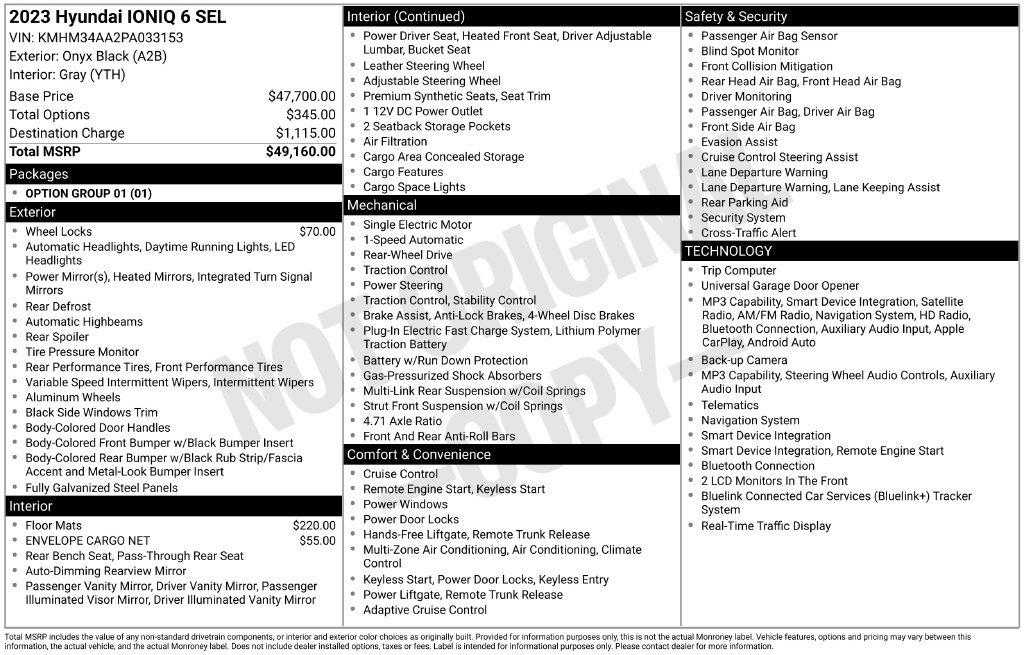 2023 Hyundai IONIQ 6 SEL - Photo 5