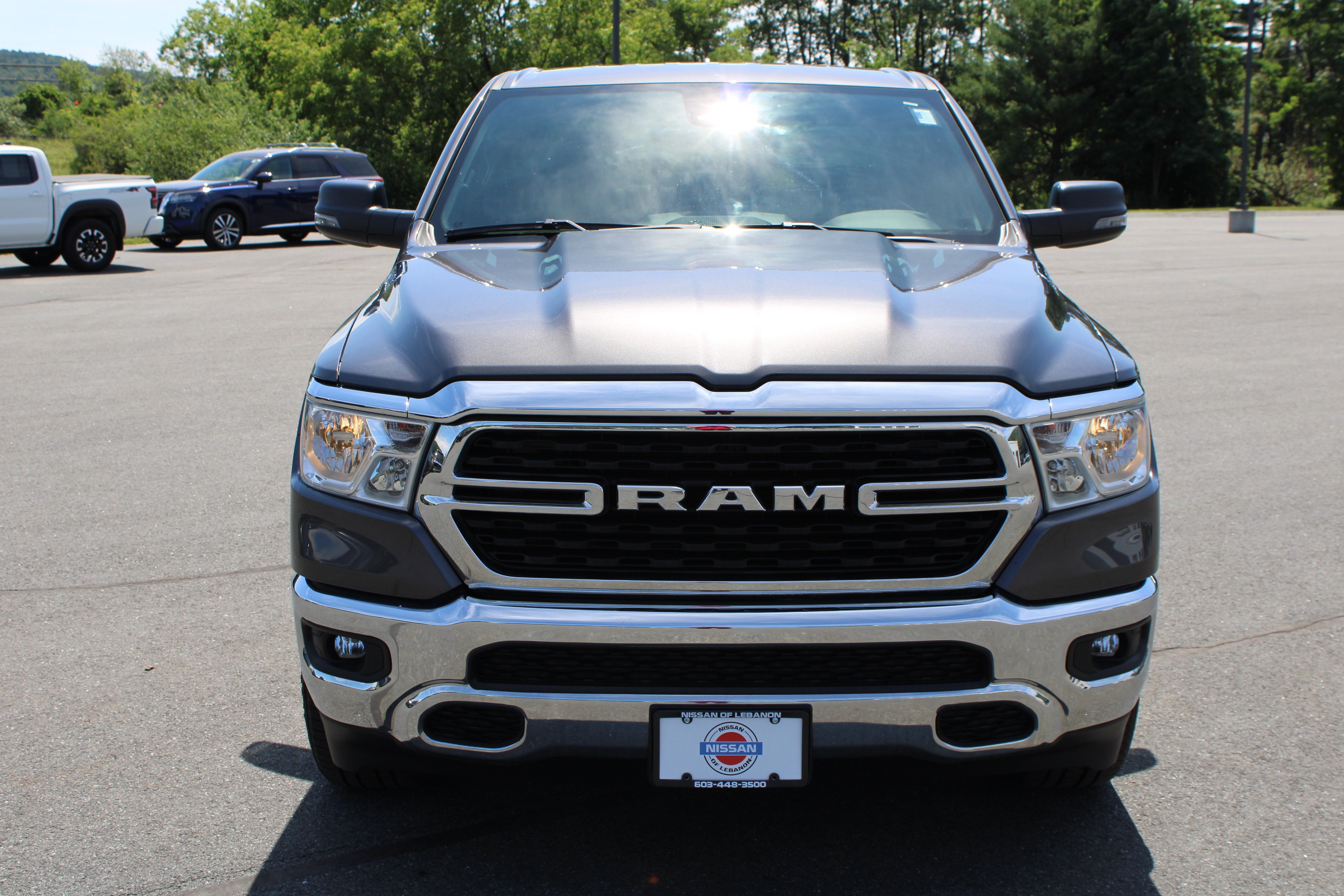 Used 2023 Granite Crystal Metallic Clearcoat Ram Big Horn image 2