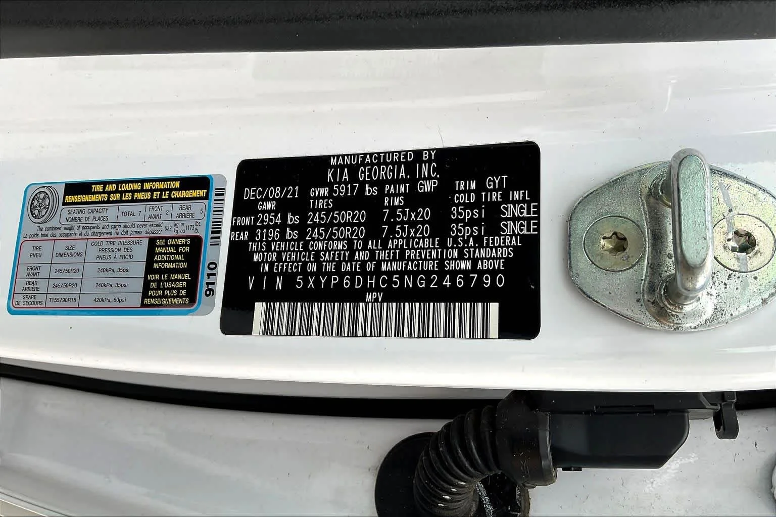 Used 2022 Glacial White Pearl Kia S image 35