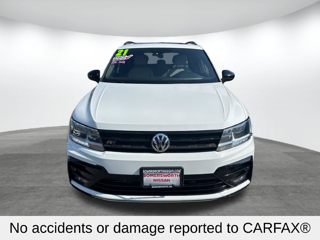 Used 2021 White Volkswagen 2.0T SE R-Line Black image 4