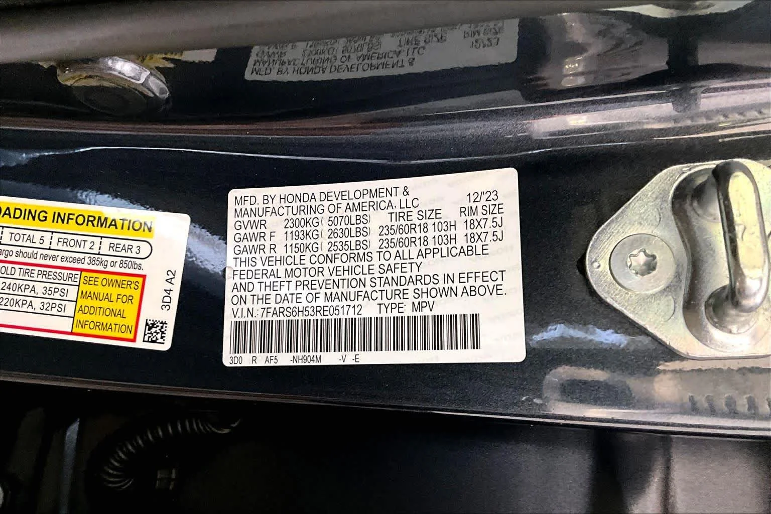 Used 2024 Meteorite Gray Metallic Honda Sport image 34
