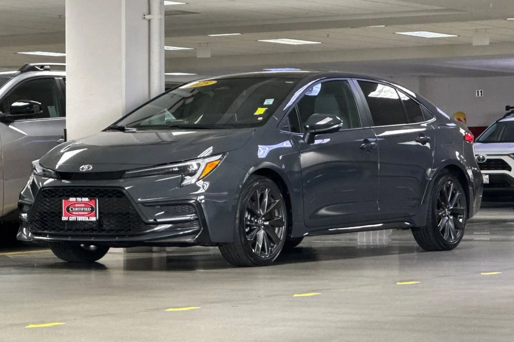 Certified Used 2025 Black Toyota SE image 8