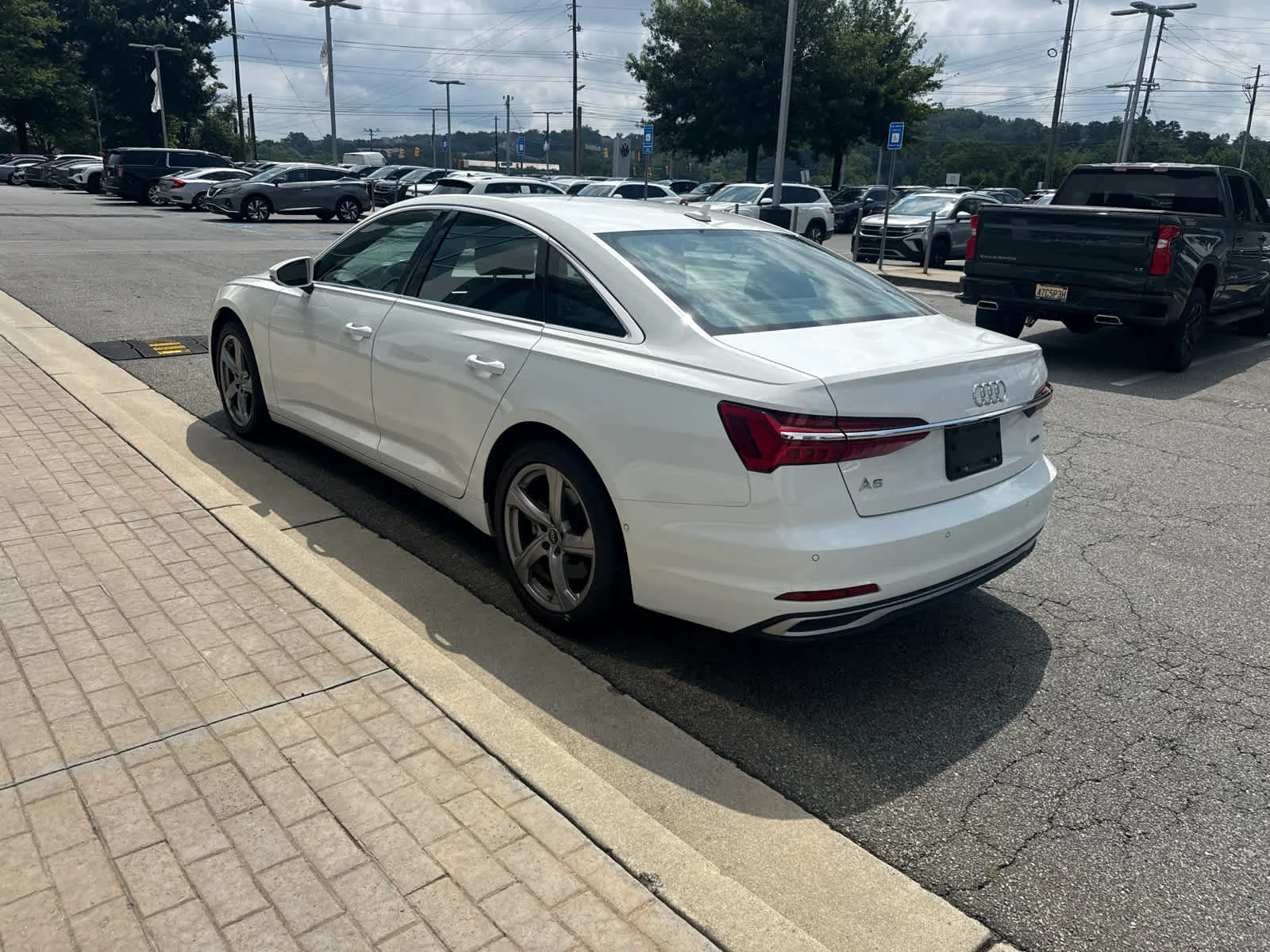 Used 2024 Glacier White Metallic Audi Premium Plus image 5