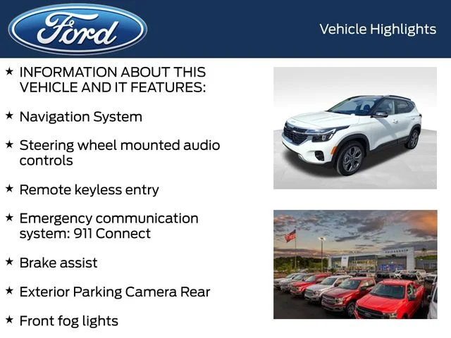 Used 2024 White Kia S image 4