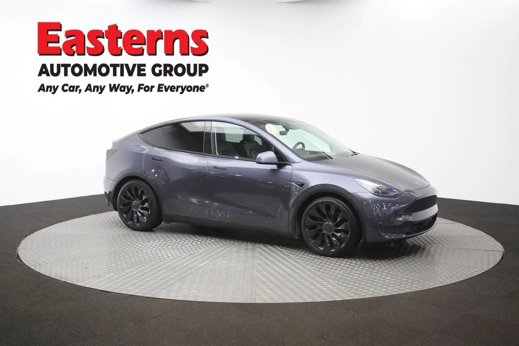 Used 2022 Gray Tesla Performance image 44