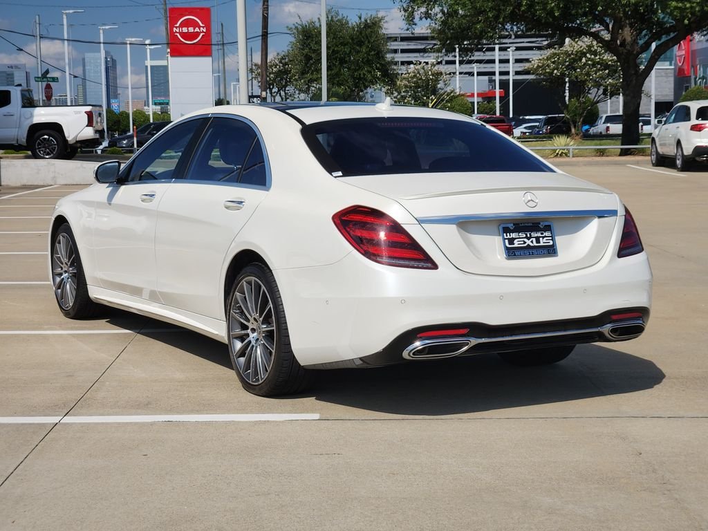 Used 2018 designo Diamond White Mercedes-Benz S 450 image 5