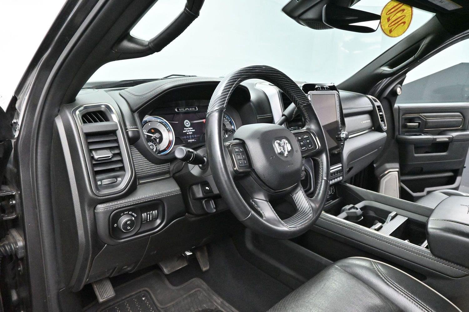 Used 2020 Granite Crystal Metallic Clearcoat Ram Limited image 13