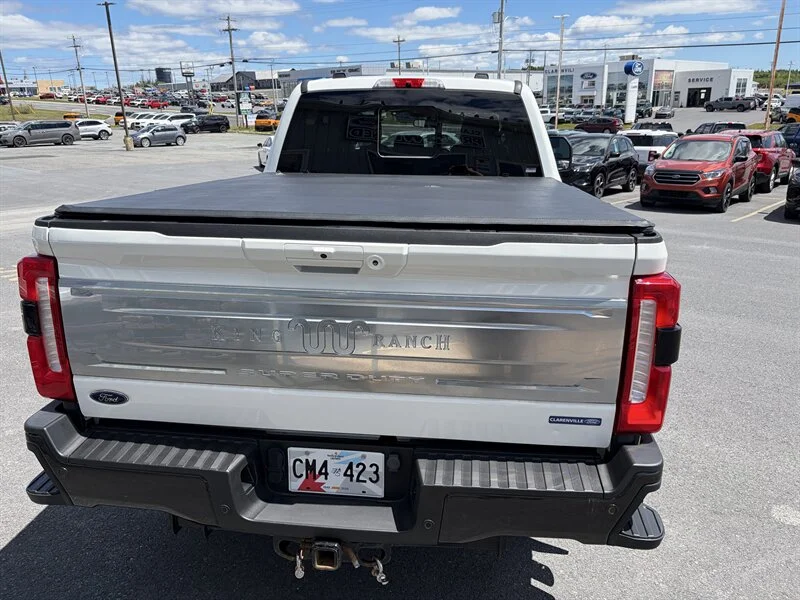 Used 2024 White Ford Super Duty King Ranch image 14