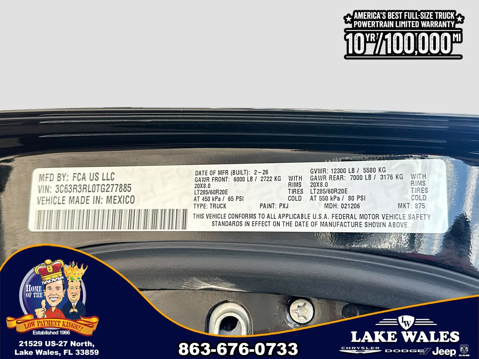 New 2026 Diamond Black Crystal Pearl-Coat Exterior Paint RAM Limited image 31