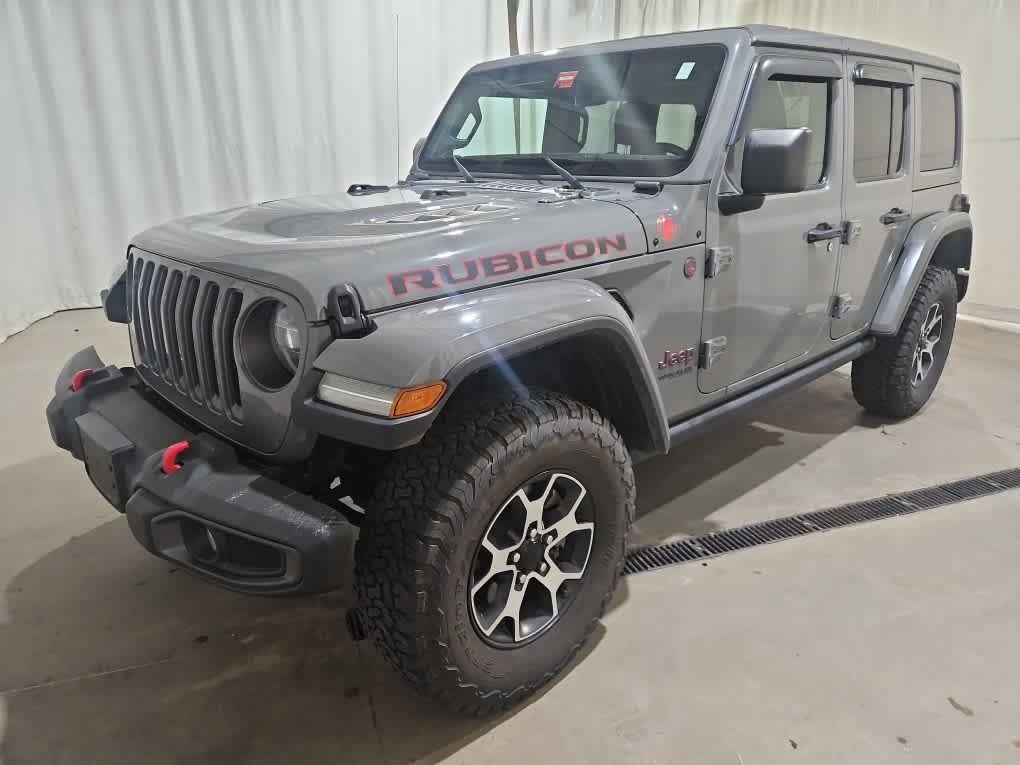 Used 2021 Sting Gray Clearcoat Jeep Unlimited Rubicon image 2