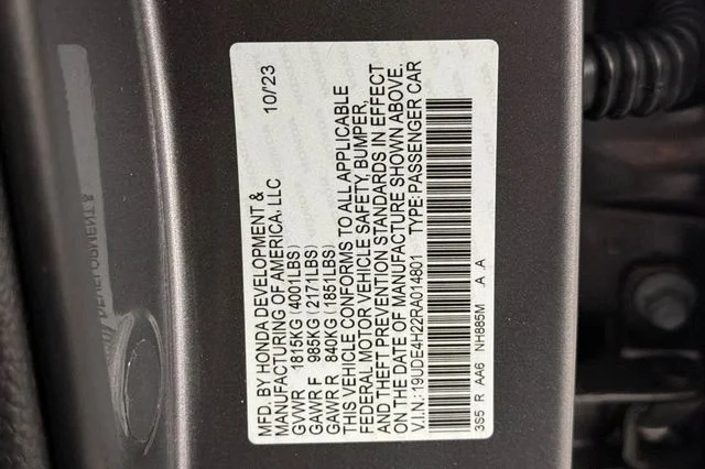 Used 2024 Liquid Carbon Metallic Acura Base image 30