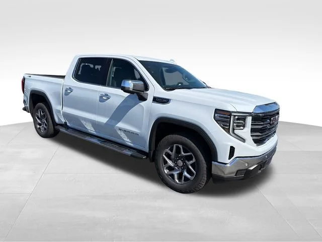 New 2026 Glacier White Tricoat GMC SLT image 8