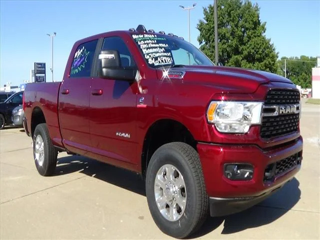 Used 2024 Delmonico Red Pearl Coat (prv) RAM Big Horn image 4