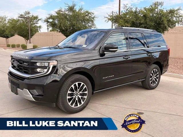 Certified Used 2025 Black Ford Platinum image 1