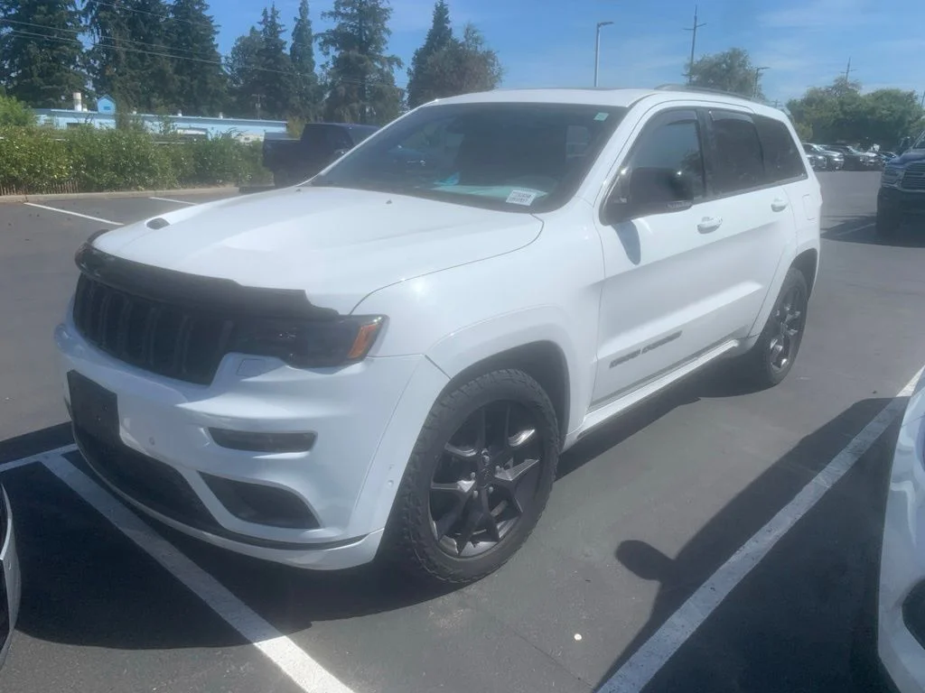 Used 2019 Bright White Clearcoat Jeep Limited X image 1