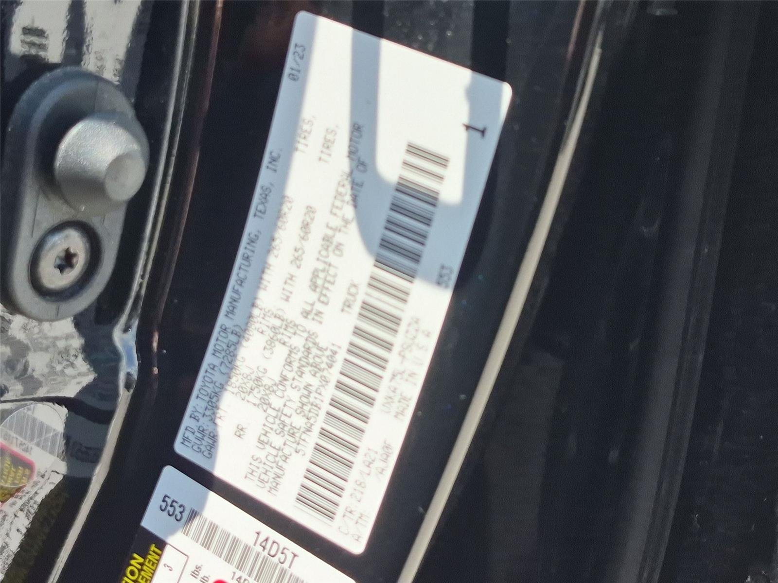 Used 2023 Midnight Black Metallic Toyota Platinum image 39