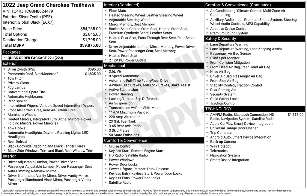 Used 2022 Silver Jeep Trailhawk image 3