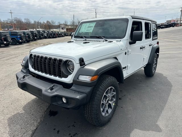 New 2026 Bright White Clear-Coat Exterior Paint Jeep Sport S image 2